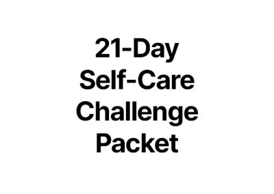 21-Day Self-Care Challenge Packet, Move to End Violence