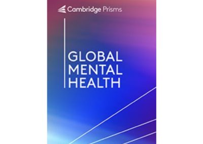 Mental Health Disorders and Utilization of Mental Healthcare Services in United Nations Personnel, Adam D. Brown, Katharina Schultebraucks, Meng Qian, Meng Li, Danny Horesh, Carol Siegel, Yosef Brody, Abdalla Mansour Amer, Rony Kapel Lev-Ari, Francis Mas, Charles R. Marmar and Jillann Farmer, Global Mental Health (2020)